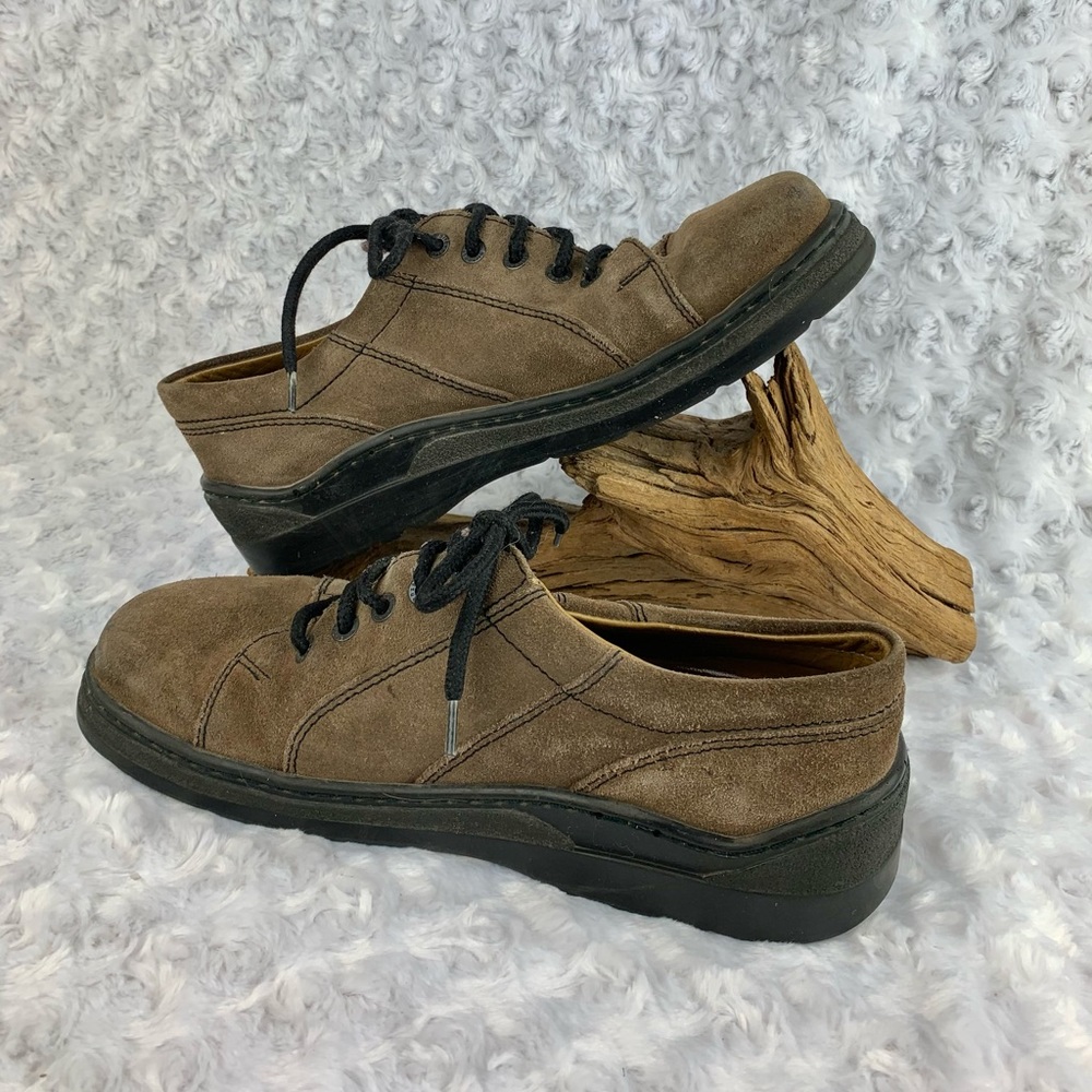 Birkenstock Footprints lace up suede shoe